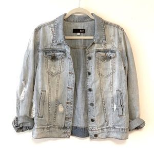 KUT FROM THE KLOTH Emma Boyfriend Denim Jacket XS